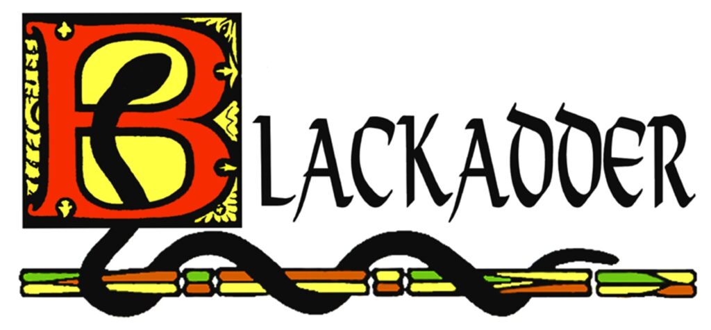 BLACKADDER LOGO WITH BAR